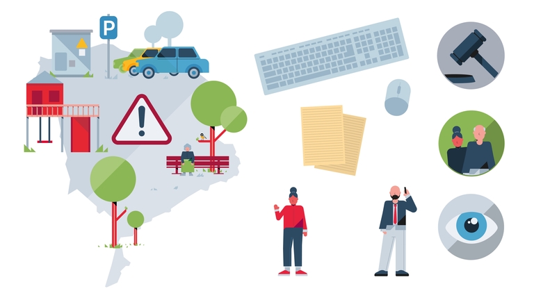 Een aantal illustraties voor Gemeente Breda