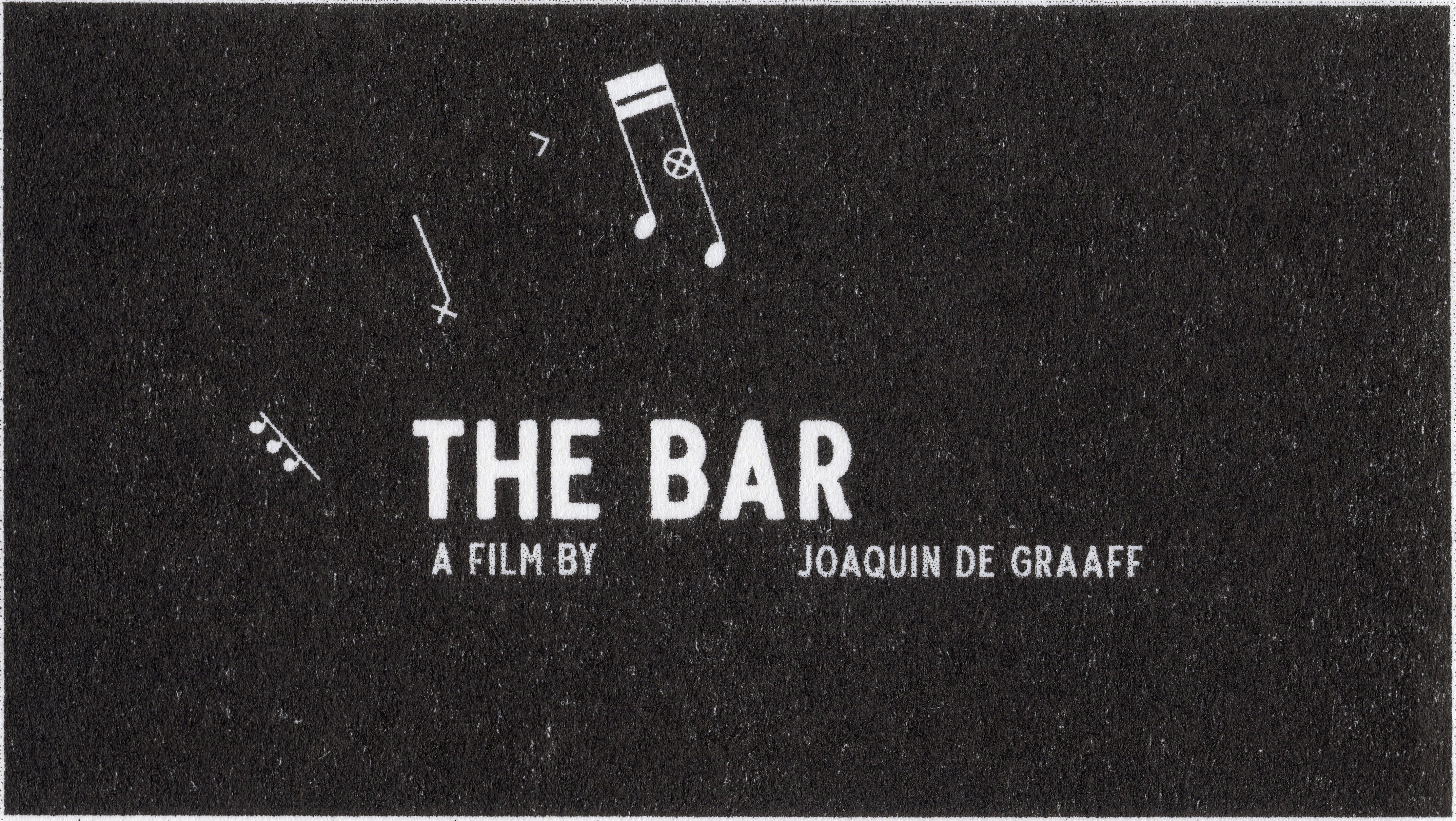 The Bar - A film by Joaquin de Graaff