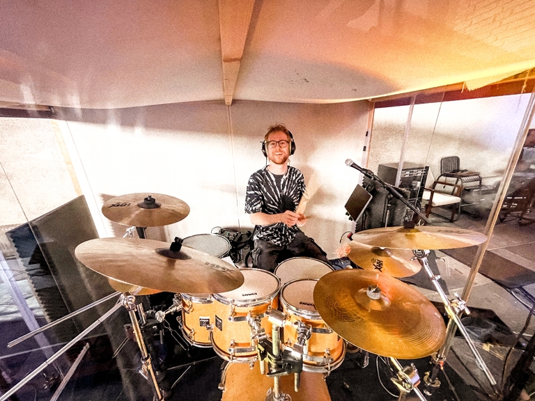 Recorded my own drums
