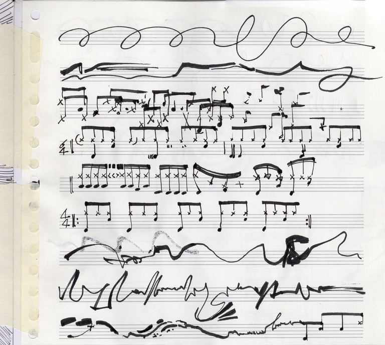 Page of my project-sketchbook